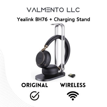 Yealink BH76 mit Ladehalterung Teams Headset